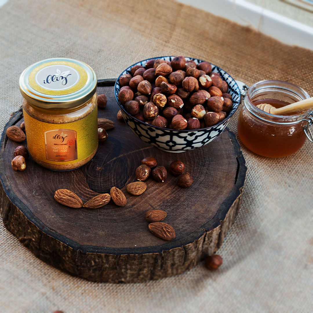 tartinade noisettes & amandes – pot 200g tartinade noisettes & amandes – pot 200g