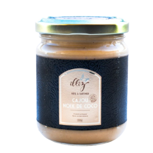 pâte à tartiner cajou coco – pot 200g