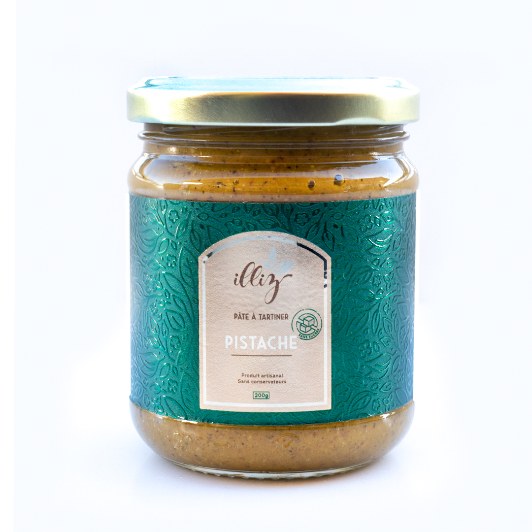 pâte à tartiner pistache – pot 200g pâte à tartiner pistache – pot 200g